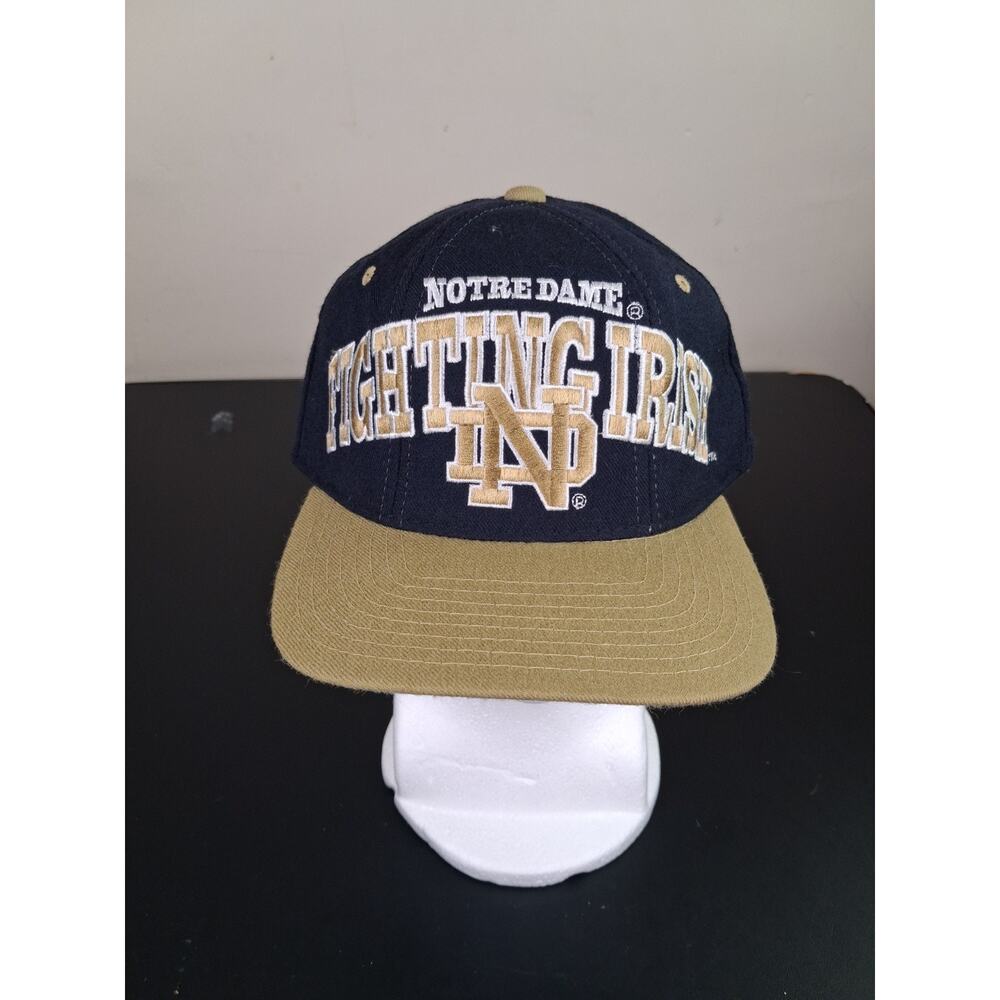 Vintage STARTER Notre Dame Fighting Irish Snapback Hat Cap 90s Tri Power Rare